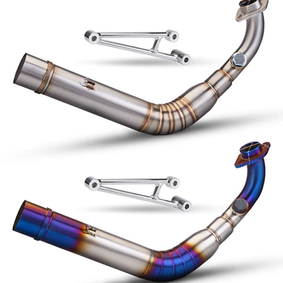 Motorcycle exhaust pipe | Upper