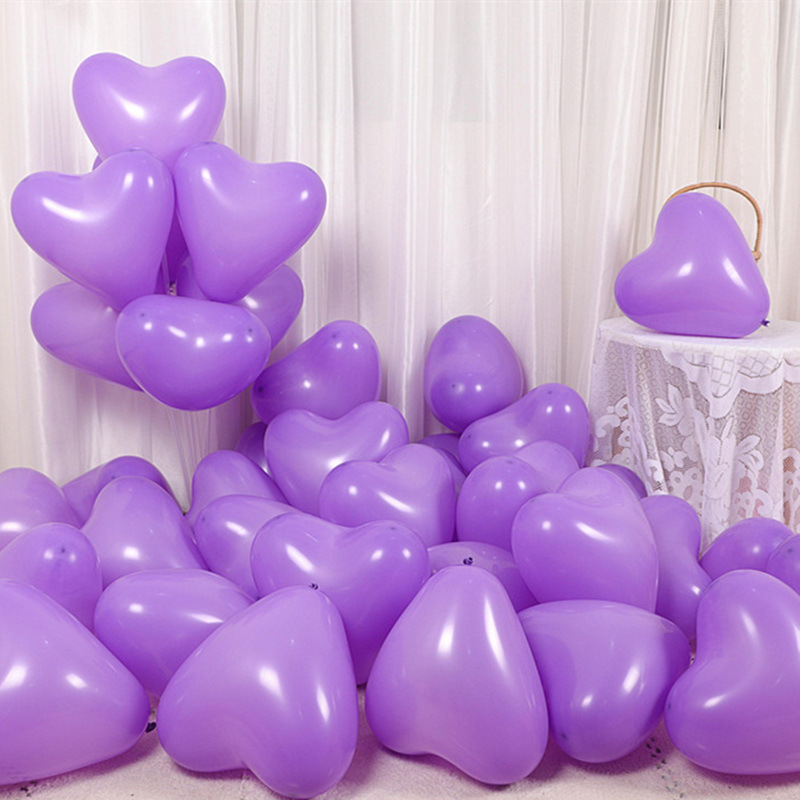 Celebridad en línea macarón globo gemas amor rojo en forma de corazón boda confesión de cumpleaños decoración de globo escenario de fiesta en el hogar