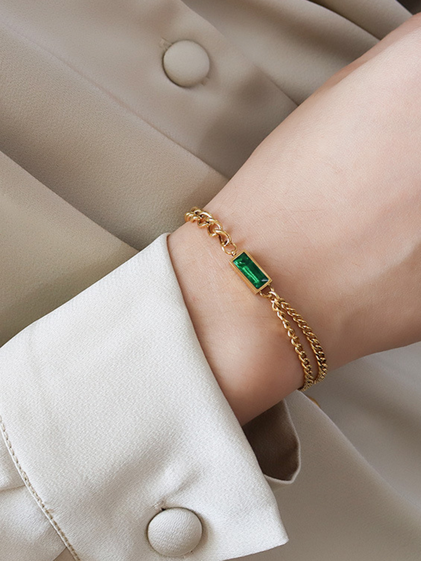 Nuovo set di orologi da donna Set di unghie con bracciale, collana e orologio da donna alla moda e versatile_voghion.com