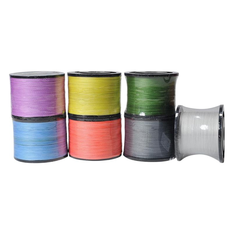 Wild Well 4-woven PE cable de pesca tejido de alta resistencia PE cable de lanzamiento de red Road línea de pesca de mar asiático línea principal al por mayor