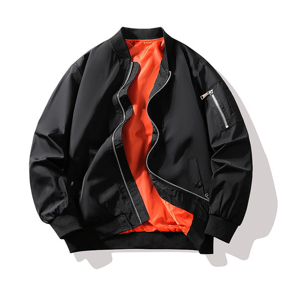 Spring Autumn Winter Cross-border Tide Brand MA1 Air Force Aviator Jacket Baseball Suit Jacket Men's cotton and thickening Overalls Cotton-padded Coat