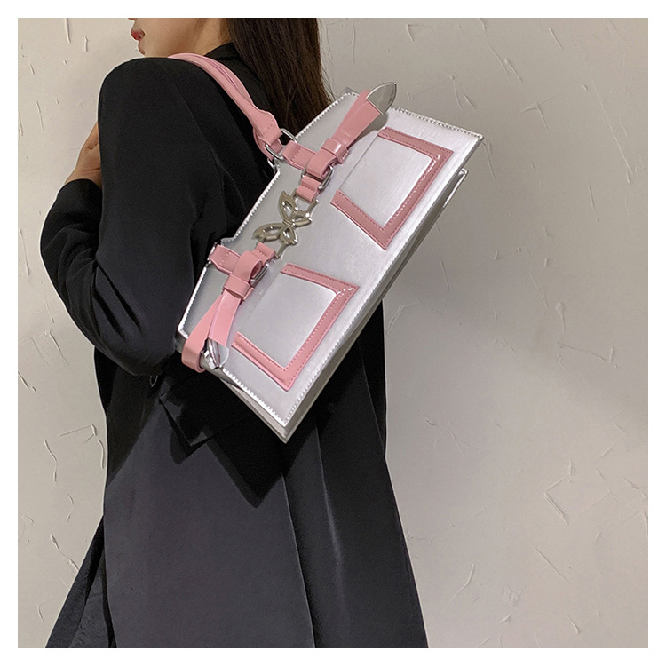 Women's Medium Pu Leather Butterfly Streetwear Zipper Handbag display picture 3