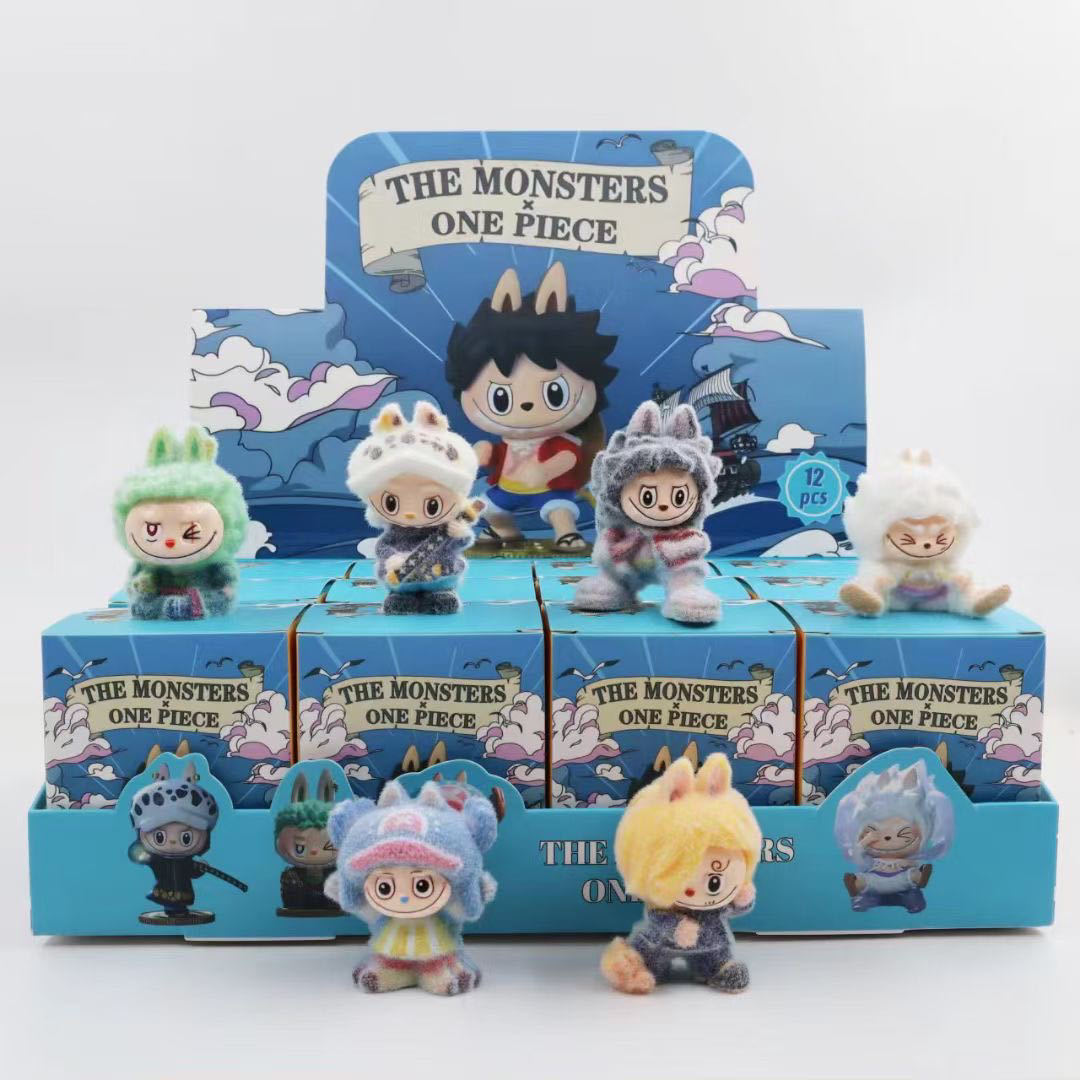 12피스 레진 플로킹 원피스 블라인드 박스