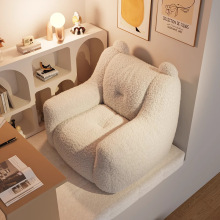 儿童沙发小熊房间阅读角儿童宝宝小月龄可爱懒人小沙发婴幼儿座椅