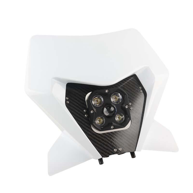 Motuoche Off-road Motorcycle Headlight 2024 KTM Headlight for KTM EXC SXF XCW (Motorcycle headlights, headlights) - white