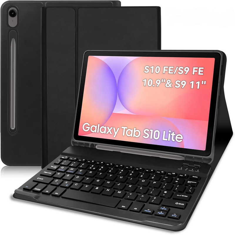 Suitable for Samsung S910Fe Tablet Protective Case 6Lite Bluetooth Keyboard A11+Plus Mouse 78 Leather Case Customization