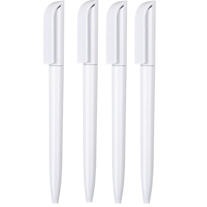 浅白pen白笔白色笔白的笔扭扭笔 塑料笔广告笔礼品笔促销笔