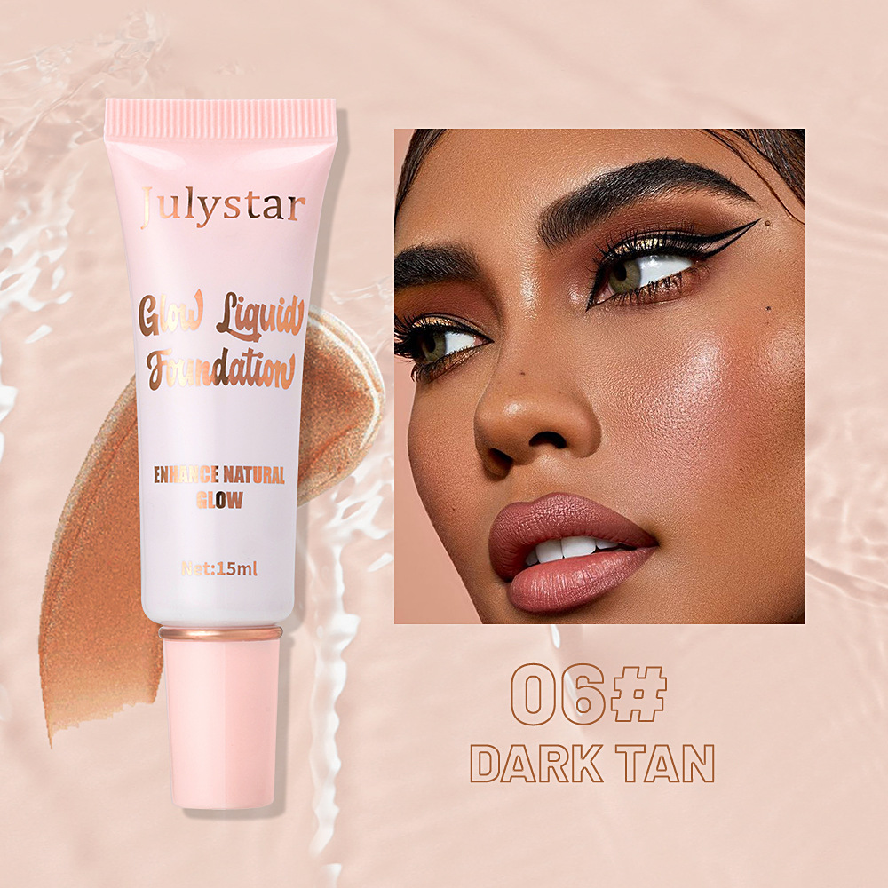 Julystar Facial Concealer Bestseller High-Gloss Pearlescent Foundation, Natural and Long-lasting brightening and moisturizing Foundation wholesale undefined
