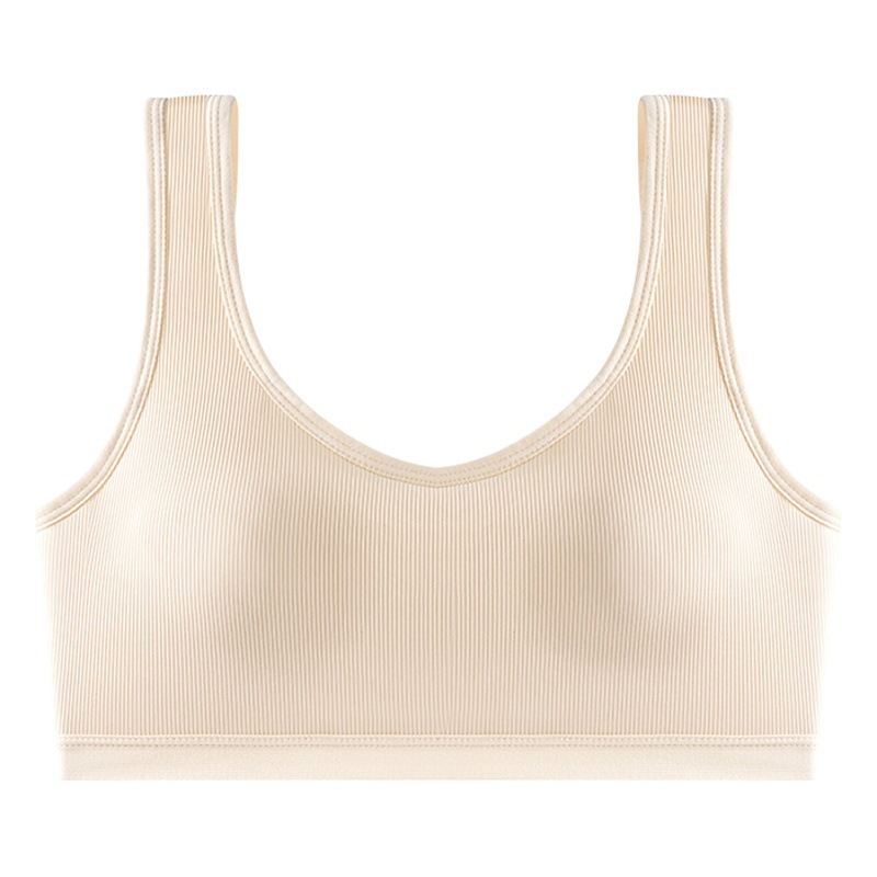 Ropa interior Belleza deportiva espalda sujetador inalámbrico de mujer Chaleco de una pieza pequeño pecho empuje hacia arriba cómodo cuidado no correr Copa belleza espalda