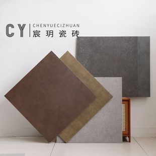 Dumpling retro antique antique brick living room floor tile 800x800 dark coffee color restaurant floor tile super wear -resistant tile