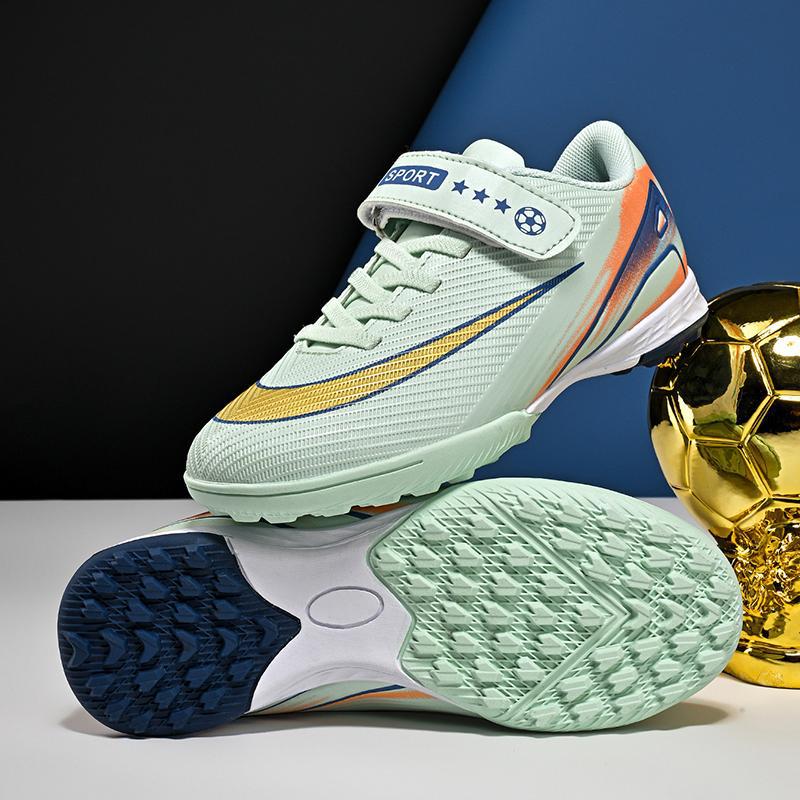 Tenis de Fútbol Infantiles con Cierre de Velcro Ligeros para Deportes al Aire Libre image 1
