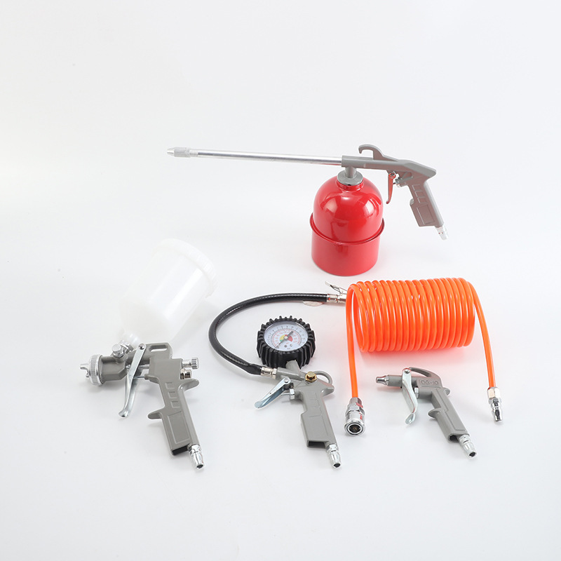 Pistola de pulverización de pintura explosiva transfronteriza, conjunto de cinco piezas, pistola de pulverización de alta atomización, herramientas neumáticas de pulverización