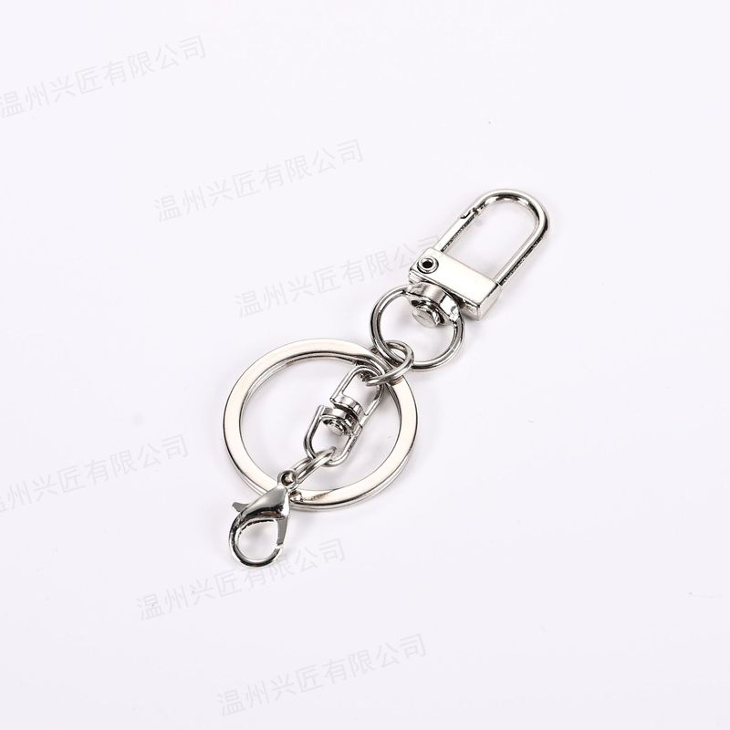 スポット diy 亜鉛合金ドアバックルキーホルダージュエリーアクセサリー 3 点ドアバックルハードウェアバッグチェーンロック犬バックル|undefined