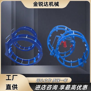 Long-distance pipeline butt hydraulic jack butt double-sided jacking wire adjustable thick pipe clamp double-head butt pipe