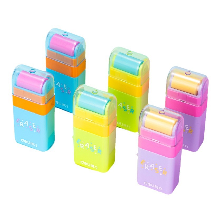 Deli VP154 borrador rodillo chip colección borrador limpieza creativa dibujos animados