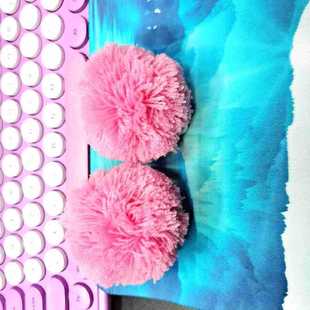 Ь���·����һ��b�_˾��ë��ë����8cm�ۼtɫ���b6cm��ë��ë����