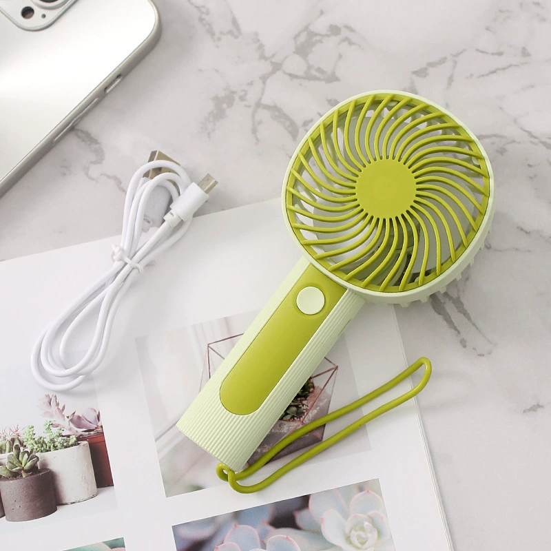 Cartoon small handheld travel table air fan, new collection
