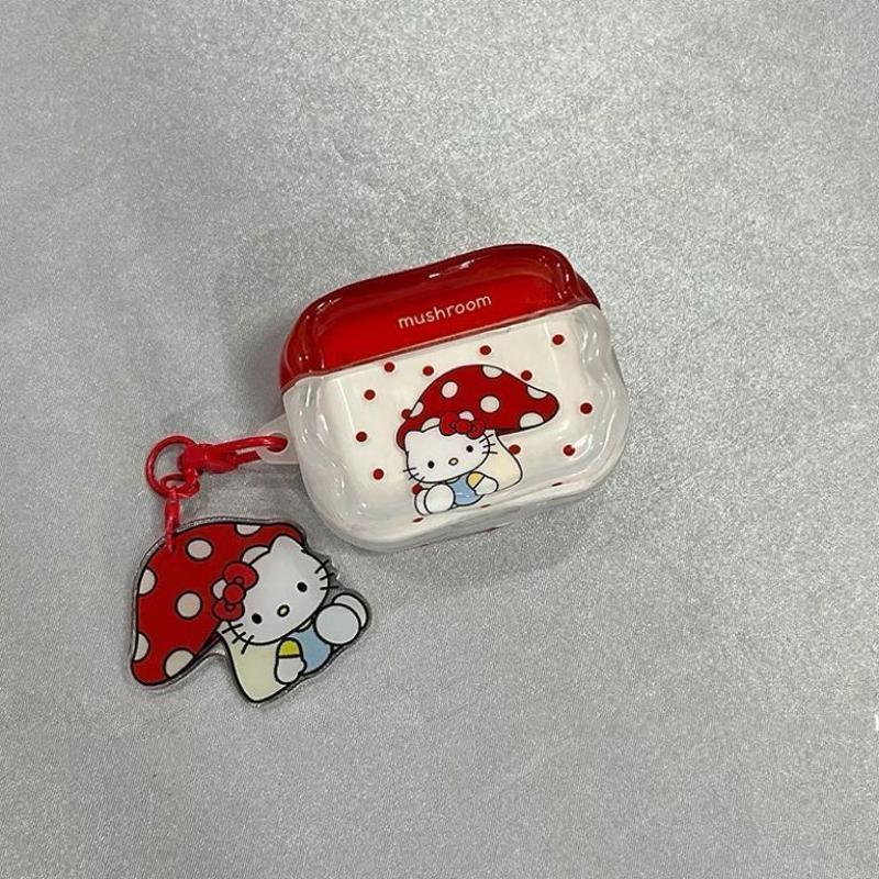 hongos kt gatos adecuados para Apple airpods 4 generación caso de protección bluetooth airpod Pro3 / 2 caso de protección de auriculares