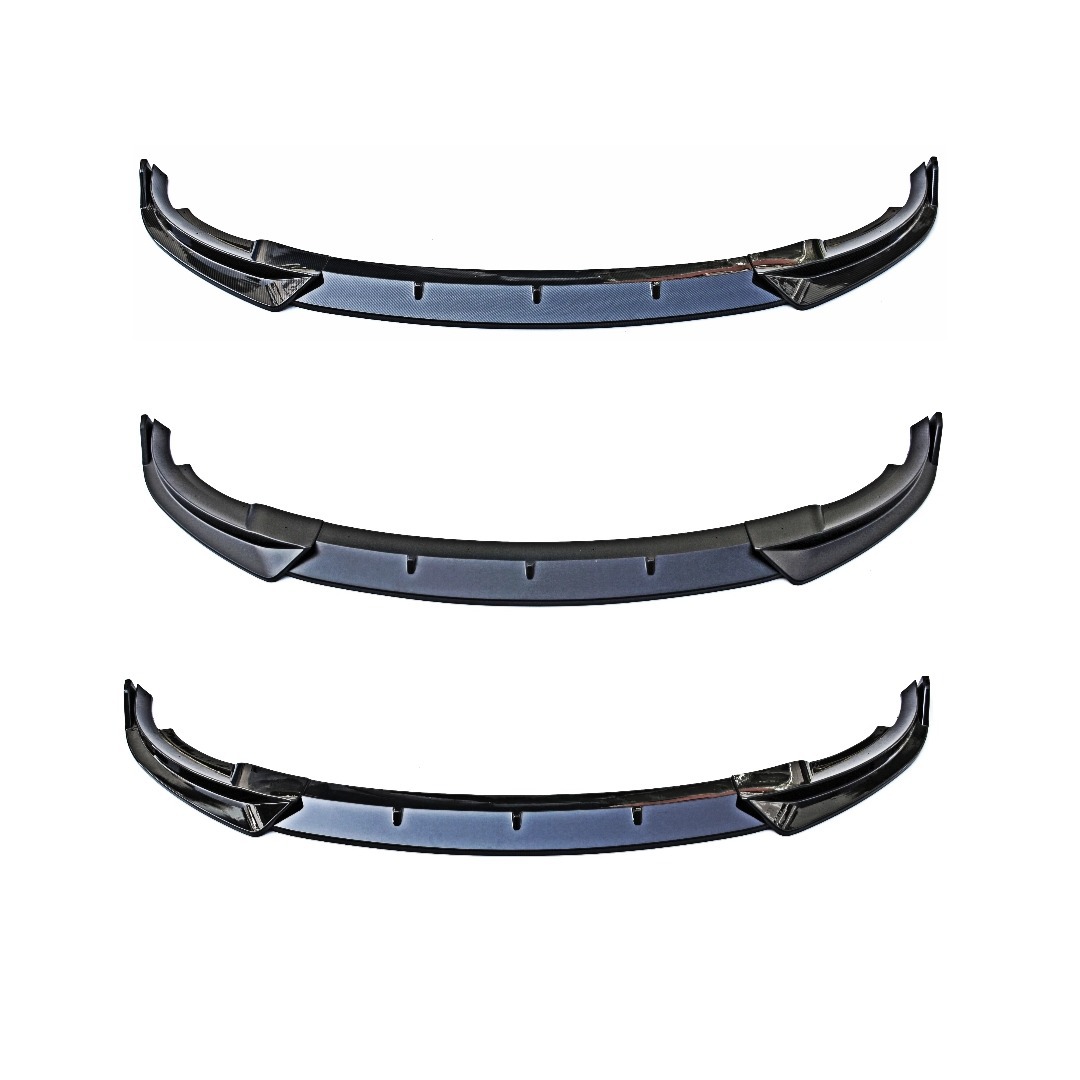 Suitable for 19-24 Tesla Model Y Modified Front Shovel Front Bumper Lower Lip Three-Section Decorative Small Surround Accessories