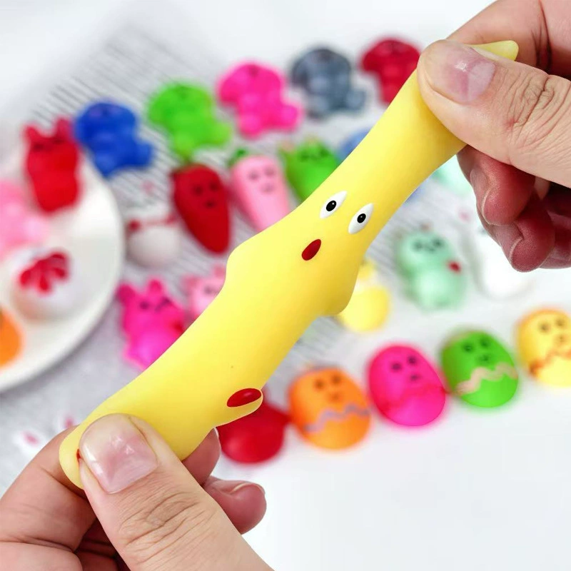Слизь, раскрашенная кролик, игрушка, Amazon, антистресс