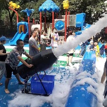 炫美XM4000瓦大型摇头喷射泡沫机幼儿园水上乐园户外泳池自动泡泡