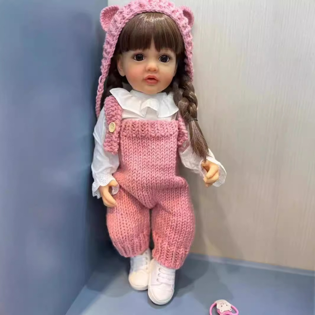 Muñeca Reborn de Silicona Completa NPK de 55 cm, Suministro de Comercio Electrónico Transfronterizo, Dropshipping, Éxito de Ventas en OZON
