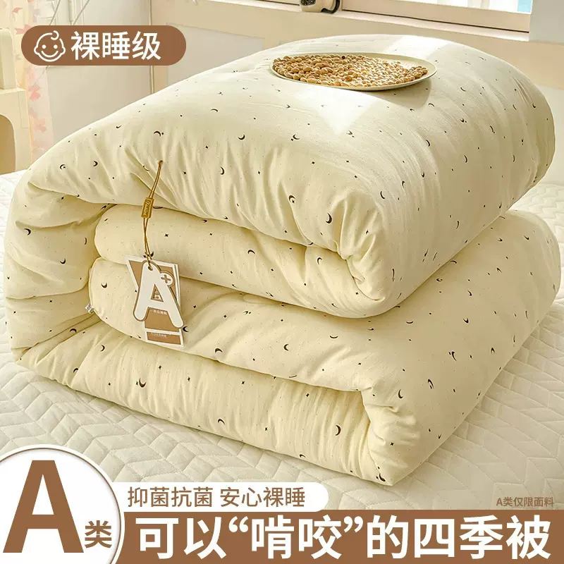 水洗棉被子冬被2025新款春秋被加厚保暖被芯学生单人被四季通用