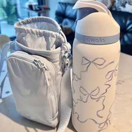 新款户外轻便保温杯斜挎包防水手机包2l水壶包女单肩包遛娃亚马逊