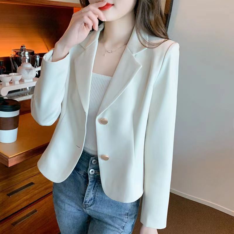 小个子短款西装外套女2025秋季新款时尚气质小西服设计感小众上衣|undefined