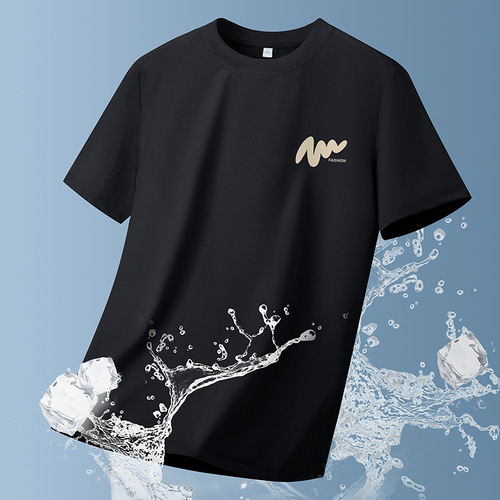 Summer Short Sleeve T-Shirt for Men American Streetwear Brand Short Sleeve T-Shirt for Men and Women Couple Loose Half Sleeve Top