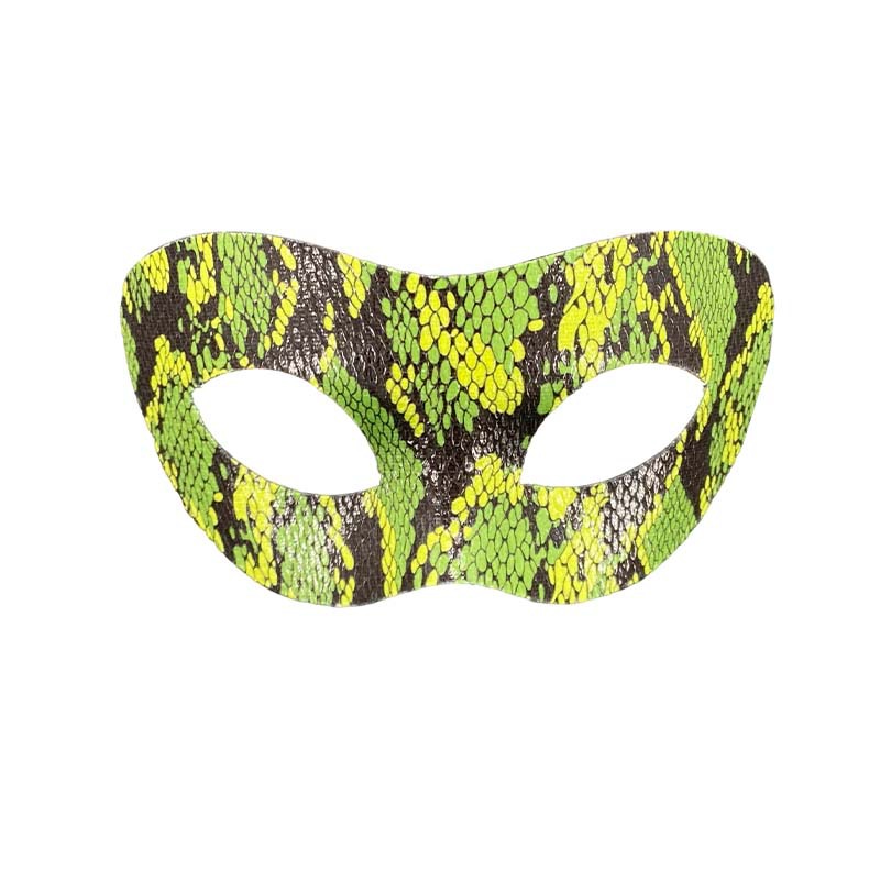 Nuevo baile de máscaras adulto piel de serpiente piel de cocodrilo diversión accesorios de fiesta lindos extraños princesas máscaras de hombres y mujeres
