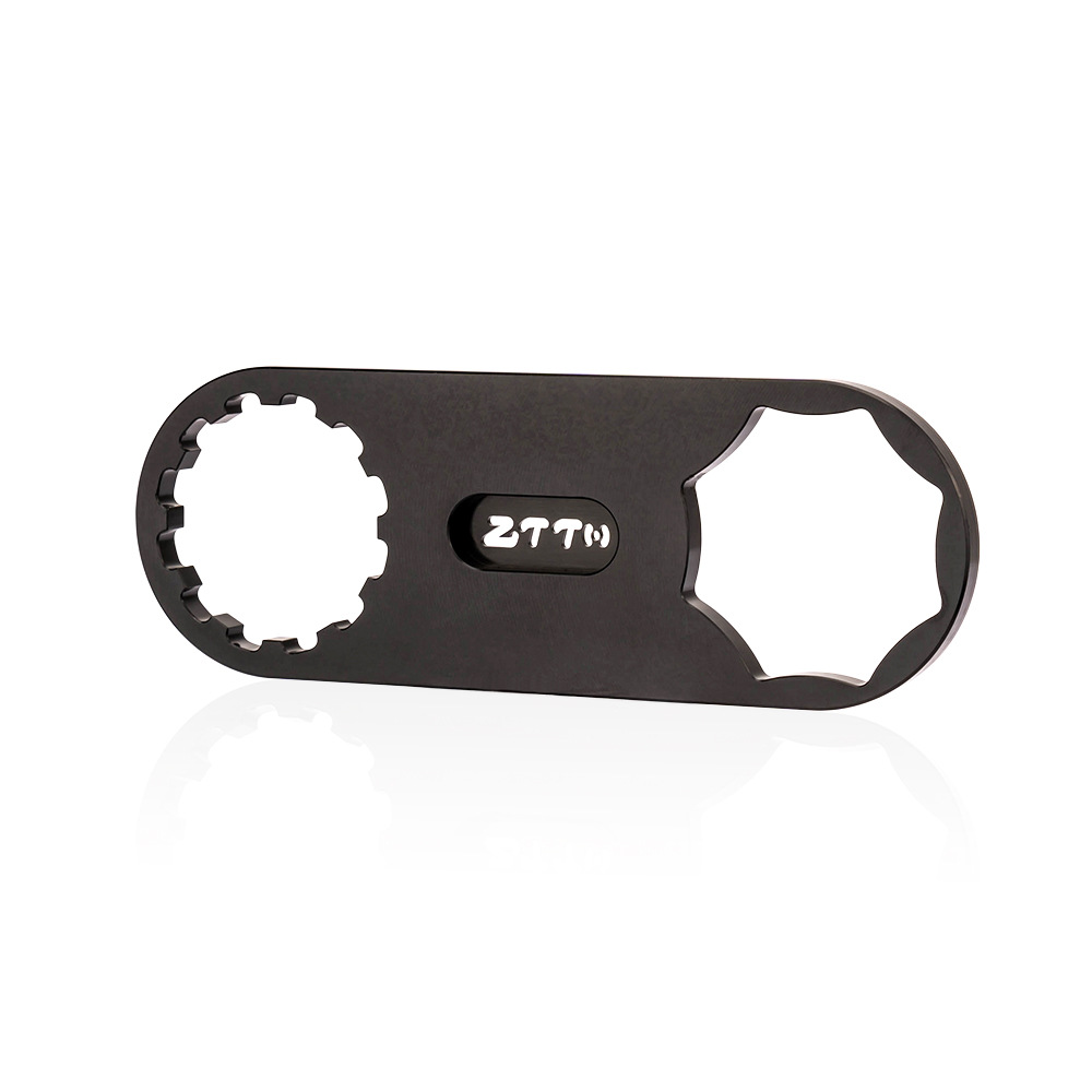 Herramienta de reparación de bicicletas tenedor delantero cubierta de hombro llave amortiguador cubierta superior herramienta de desmontaje aleación de aluminio herramienta de la bicicleta