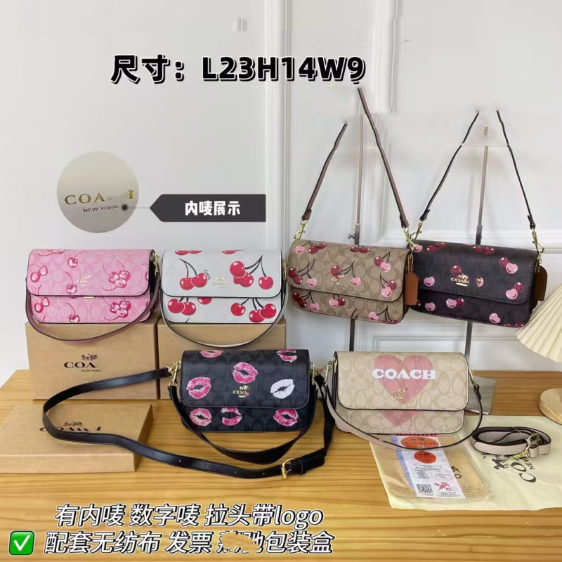 新款相机包涂层老花女包JAMIE CAMERA单肩斜挎包爱心印花小方包|undefined