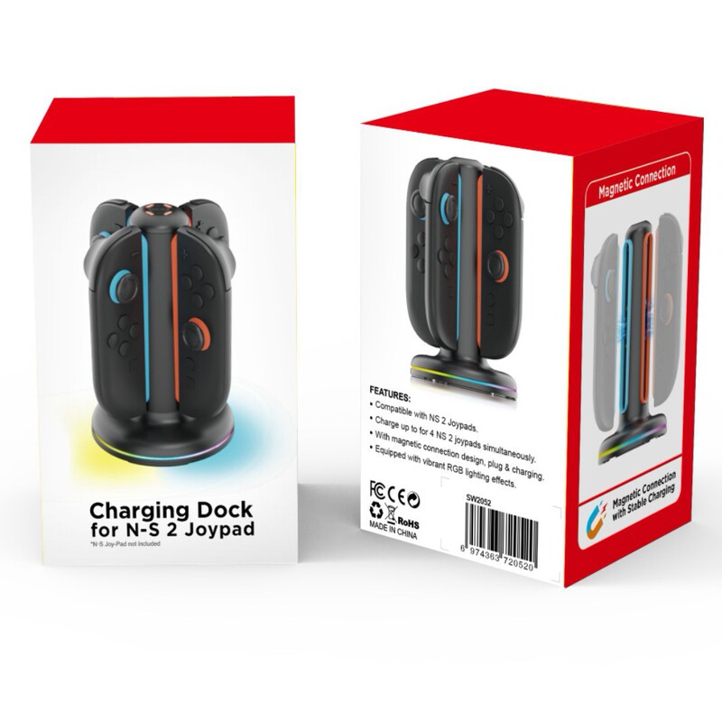 Switch2 Left and Right Handle Four-In-One Charging Stand Charging Ns2 Handle Stand Charging Charger Pg-Sw2052