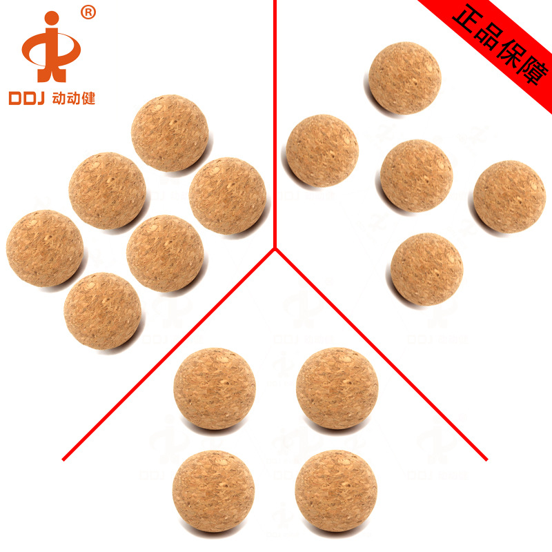 Deportes móvil ventas directas de la fábrica accesorios de fútbol de mesa 36mm bola de madera juego de escritorio niños Bola de corcho interactivo