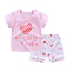 Children's summer sleeves, set, T-shirt for boys, clothing, children's clothing, Korean style