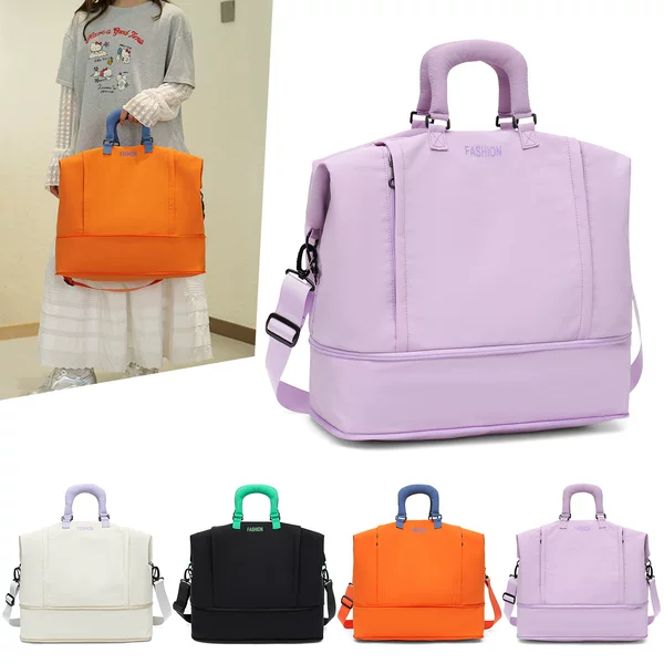 New large-capacity foldable holiday travel bag, ultra-practical nylon bag for business trips, travel luggage, checked bag, handbag, shoulder bag