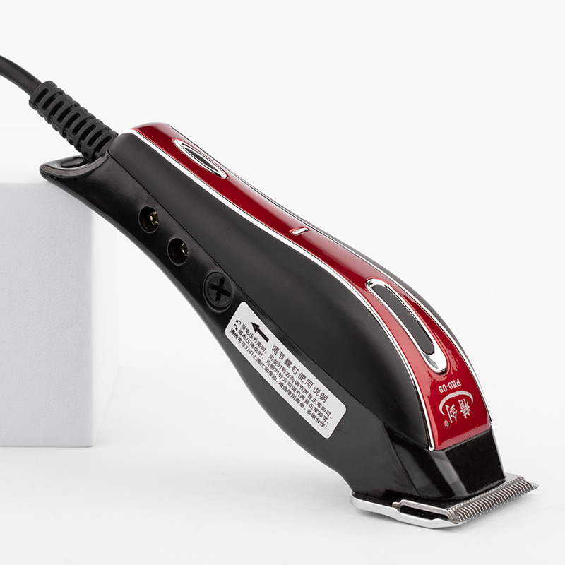 Hair salon high-power plug-in push trimmer for adults and children, corded head razor power type household wired hair clipper