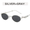 Silver frame gray film
