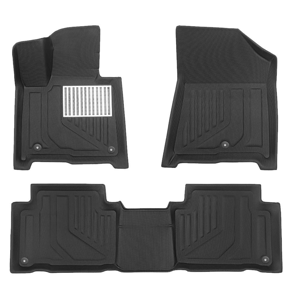 Para Hyundai Santa Fe 2024 híbrido 3D todo el tiempo material XPE almohadilla de piso interior