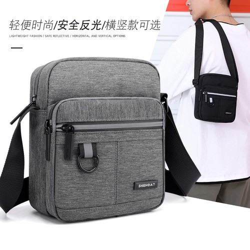Men's Oxford Cloth Single Shoulder Bag, Men's Crossbody Bag, Casual Canvas Bag, Men's Bags, Backpacks, Small Bags, Business Documents Bags