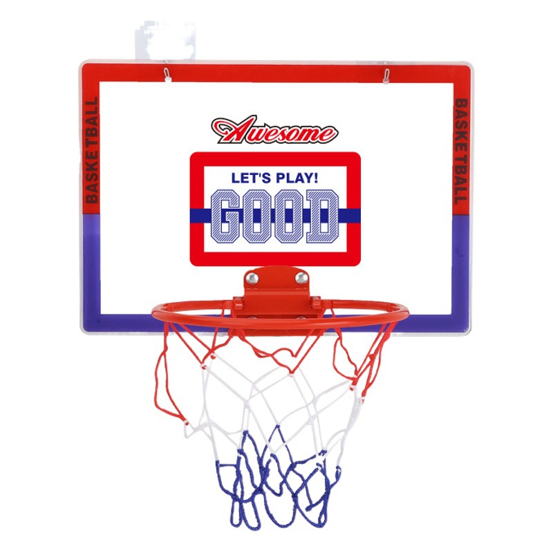 Transfronterizo de acrílico para niños de baloncesto plegable sin punzonado tablero transparente colgante canasta deportiva juguete de tiro