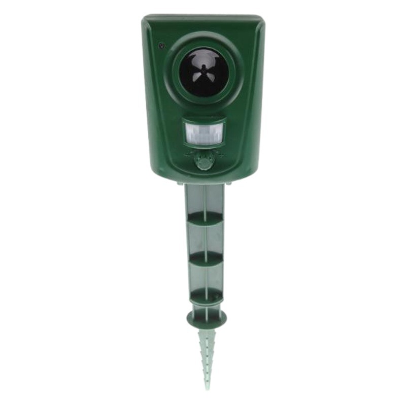 Repelente para perros y gatos, repelente ultrasónico para aves para exteriores, disuasor para jabalíes y ciervos, protección contra mordeduras de orina de perros y gatos.