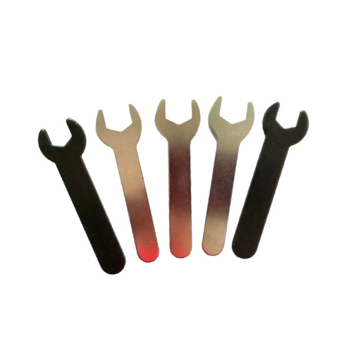Manufacturer of simple furniture open-end wrench matching bathroom pipe stamping wrench single-head thin slice disposable wrench wholesale