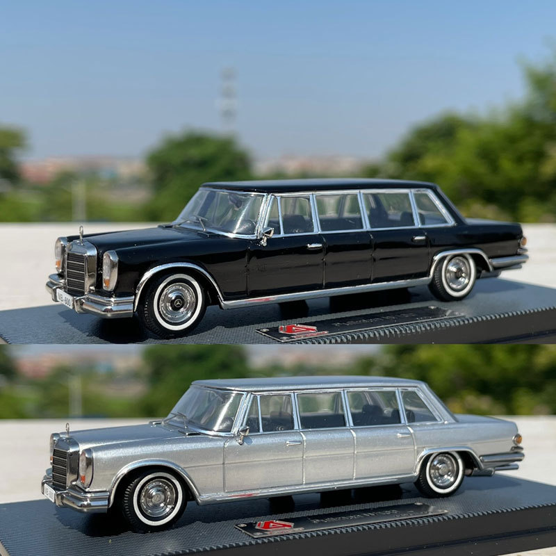 1: 64 Benz MB600 Pullman Landau alloy automobile Model Toys gift Collection Foreign trade Explosive money