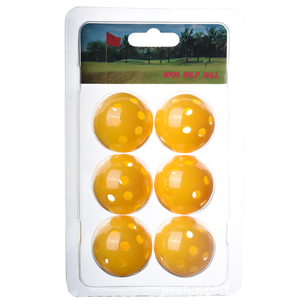 Pelota de práctica de golf pelota de práctica de interior pelota de golf bola hueca