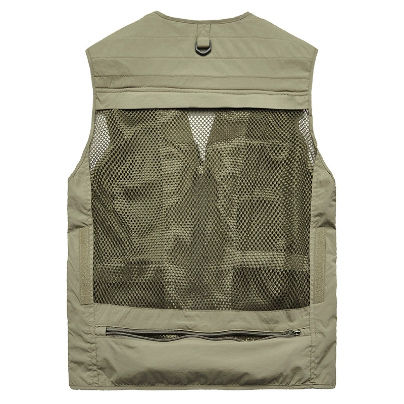 Travel summer vest, thin autumn jacket, plus size