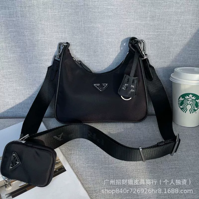 P Home 3-в-1 Цепная сумка на плечо Новая портативная сумка через плечо подмышечная сумка водонепроницаемая нейлон женская сумка HOBO.