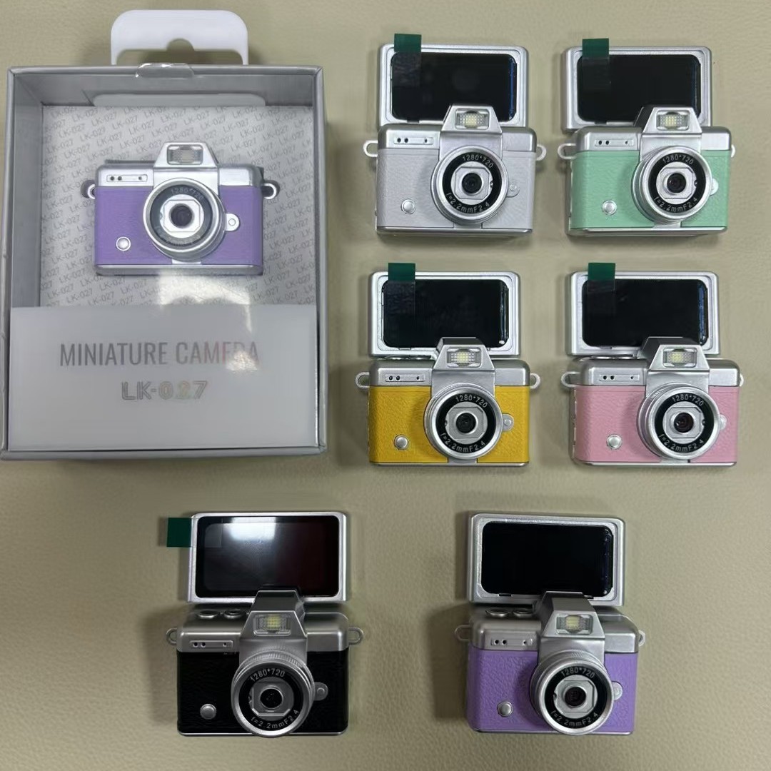 New Lk-027 Thumb Camera Flip Screen Mini Camera Student Party Digital Ccd High-Definition Portable Camera