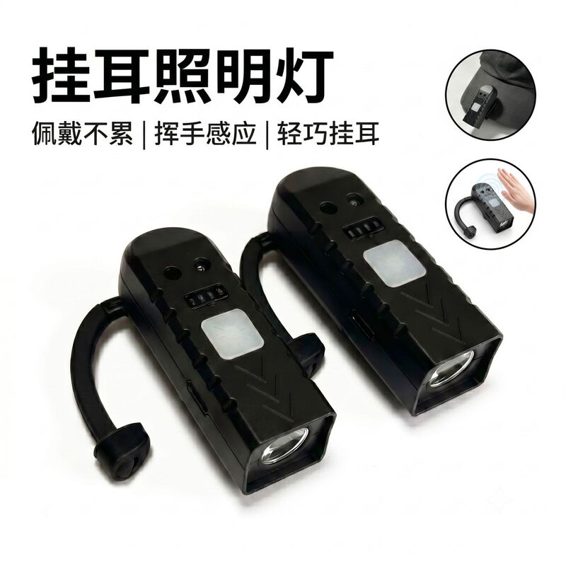 Induction Strong Light Headlamp for Outdoor Night Running, Cycling, Night Fishing, Ear-Mounted Flashlight, Long-Lasting Headlamp Induction Strong Light Headlamp for Outdoor Night Running, Cycling, Night Fishing, Ear-Mounted Flashlight, Long-Lasting Headlamp